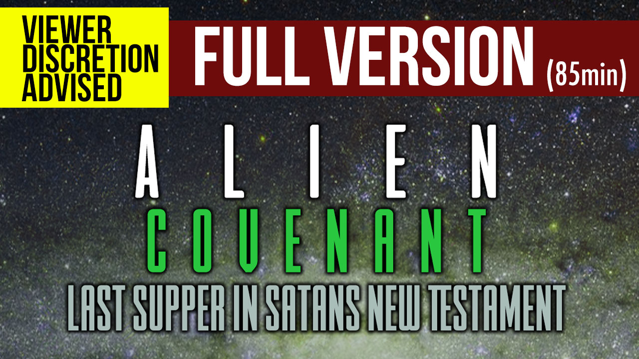 Alien Covenant Last Supper in Satan's New Testament